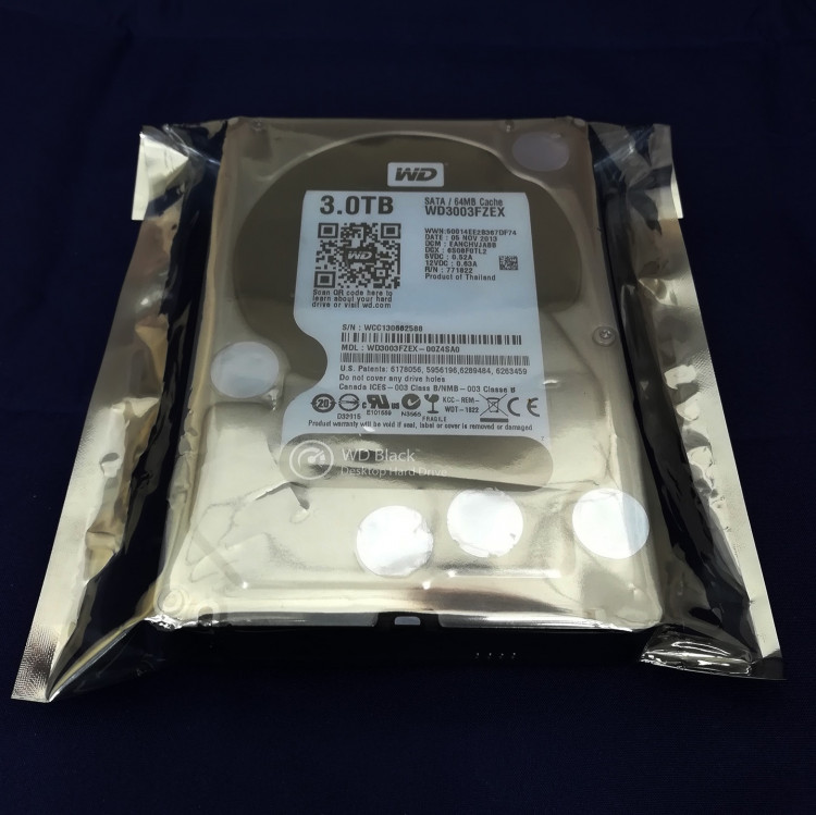 Жесткий диск Western Digital WD Black 3 ТБ WD3003FZEX