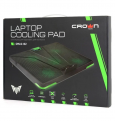 Подставка для ноутбука CROWN MICRO CMLS-132, черный/зеленый