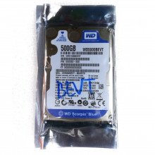 Жесткий диск 2,5" Western Digital WD5000BEVT, 500 Гб, 8 Мб, 5400 об/мин