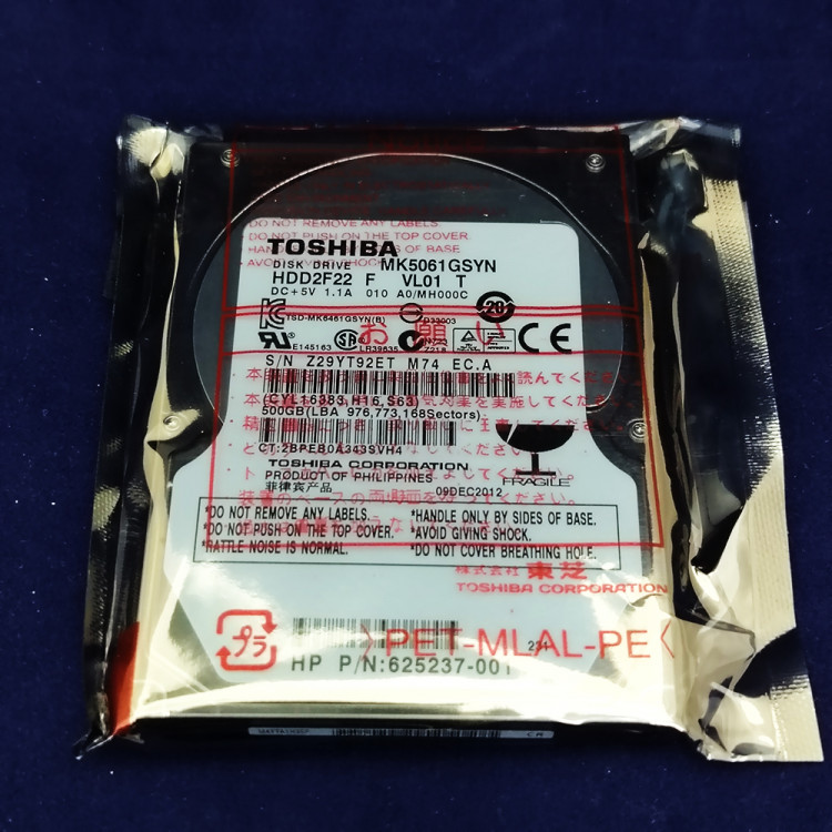 Жесткий диск Toshiba MK5061GSYN, 500Гб