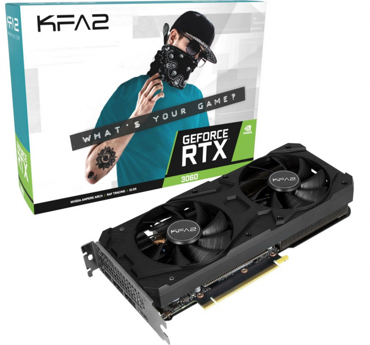 Видеокарта KFA2 GeForce RTX 3060 CORE 8GB (36NSL8MD6OCK), Retail