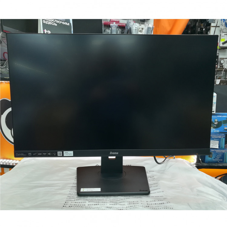 Монитор 27" Iiyama ProLite XUB2792QSU-B6, 2560x1440, IPS, 100Гц, черный
