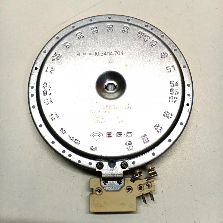 Конфорка стеклокерамика для плиты EGO 10.54114.704, 1200 Вт.