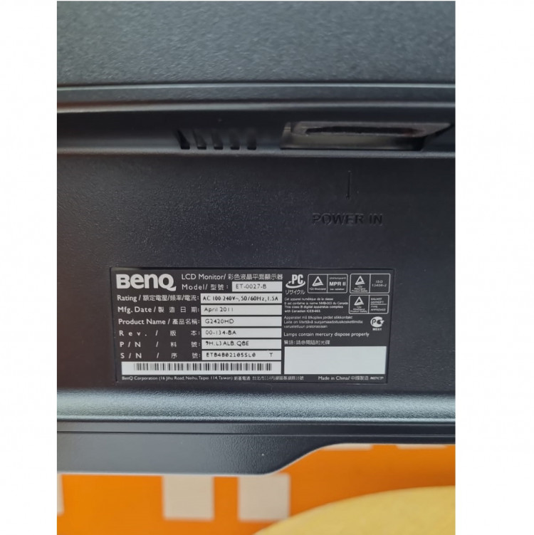 Монитор BenQ G2420HD, 24",1920x1080, 76 Гц, TN