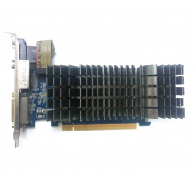 Видеокарта ASUS GeForce 210 589Mhz PCI-E 2.0 1024Mb 1200Mhz 64 bit DVI HDMI HDCP Silent, Ресейл