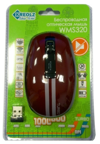 Kreolz WMS 320 Red USB