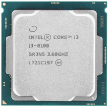 Процессор Intel Core i3-8100,LGA1151 v2, ОЕМ