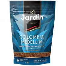 Кофе растворимый Jardin Colombia Medellin, пакет, 150 г