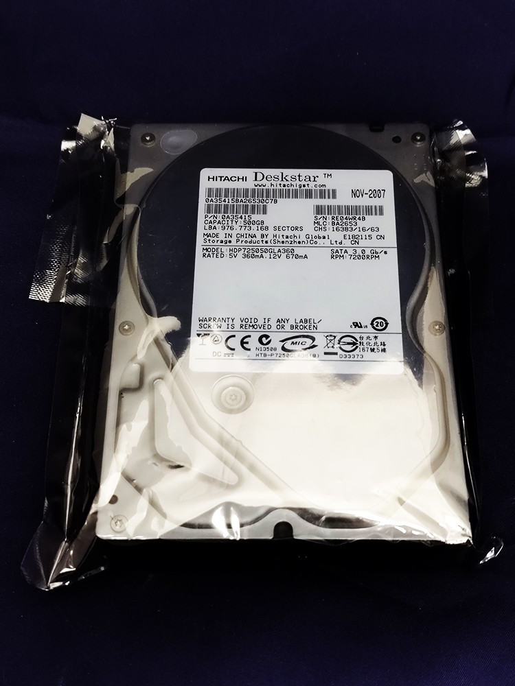 Жесткий диск Hitachi HDP725050GLA360, 500 Гб