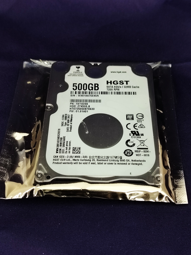 Жесткий диск HGST HTS725050B7E630, 500 ГБ