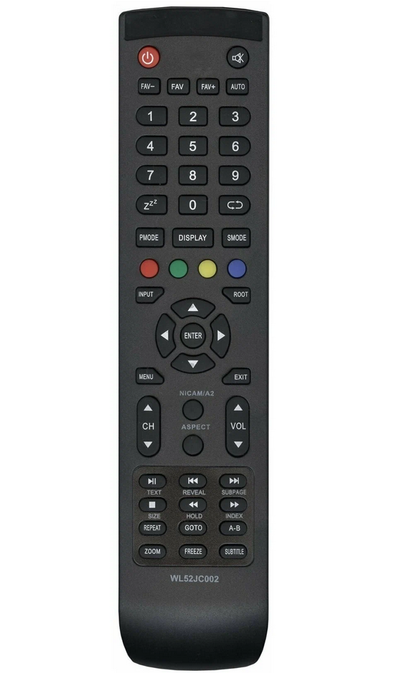Пульт ДУ Huayu WL52JC002 (корпус Y-72C) 