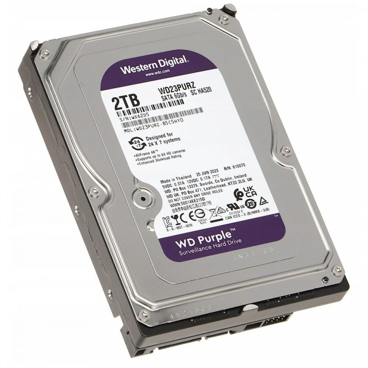 Жесткий диск Western Digital WD23PURZ, 2 ТБ 