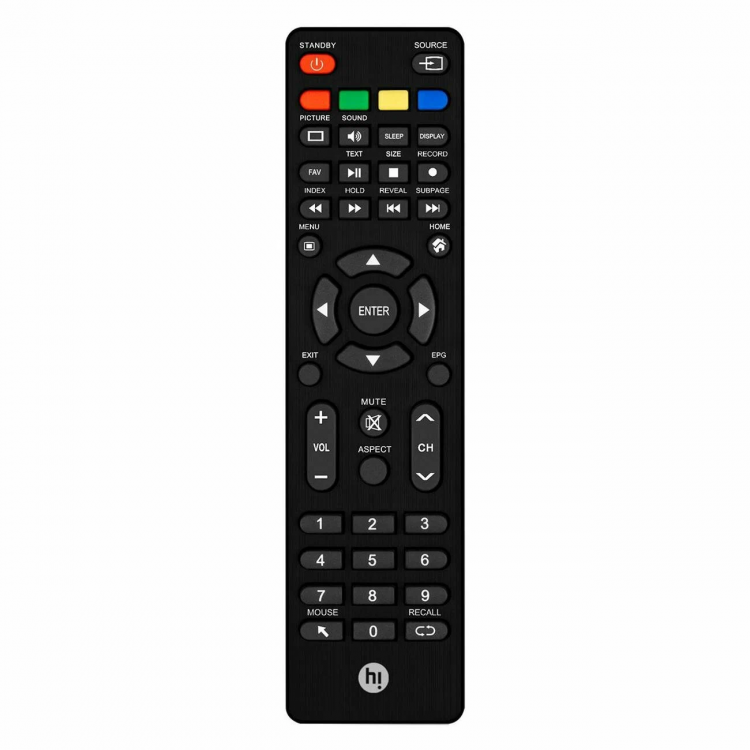 Телевизор 32" Hi RX-32H01FB,1366x768, 60 Гц, черный