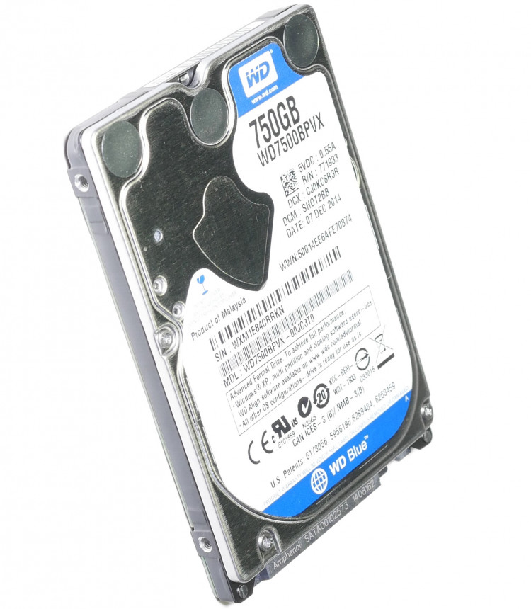 Жесткий Диск Western Digital WD7500BPVX, 750 Гб