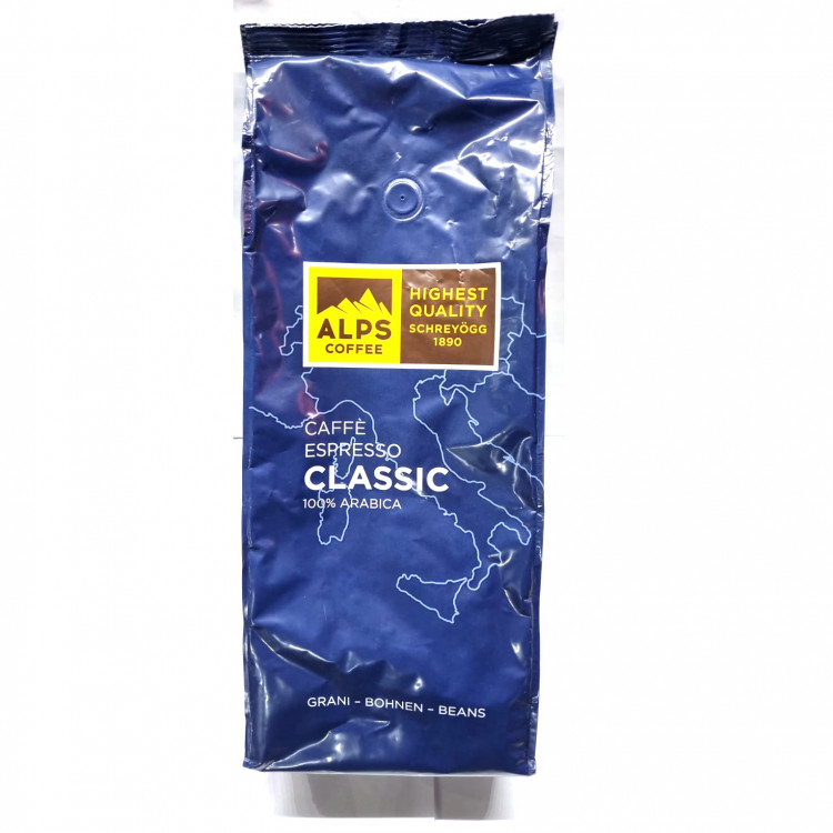 Кофе в зернах Alps Coffee Espresso Classic, Arabica 100%,1 кг