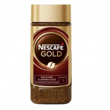 Кофе растворимый Nescafe Gold 7, стеклянная банка, 190 г