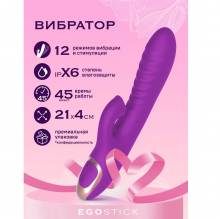 Вибратор EGOSTICK ESV-009 violet