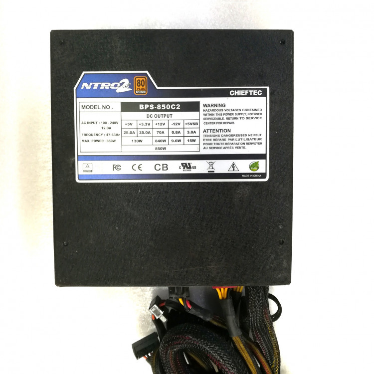 Блок питания Chieftec BPS-850C 850W
