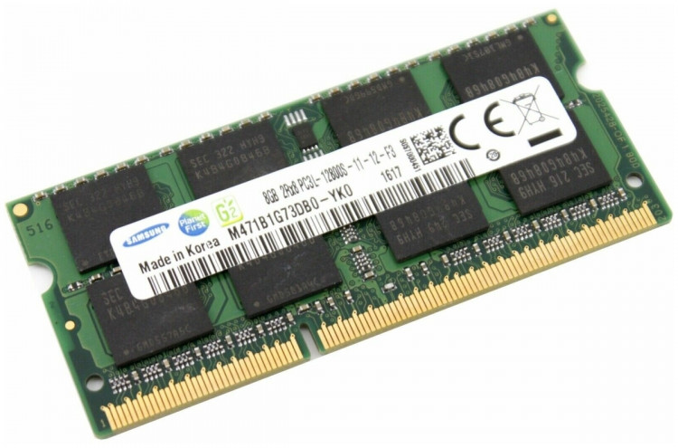 Samsung 8 ГБ DDR3L 1600 МГц SODIMM CL11 M471B1G73DB0-YK0