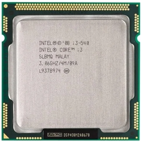 Intel Core i3-540 LGA1156, 2 x 3067 МГц,OEM