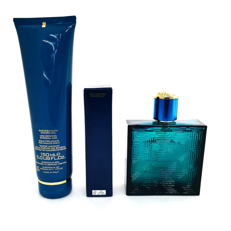 Мужской парфюм Versace Eros EAU De Toilete, подарочный набор