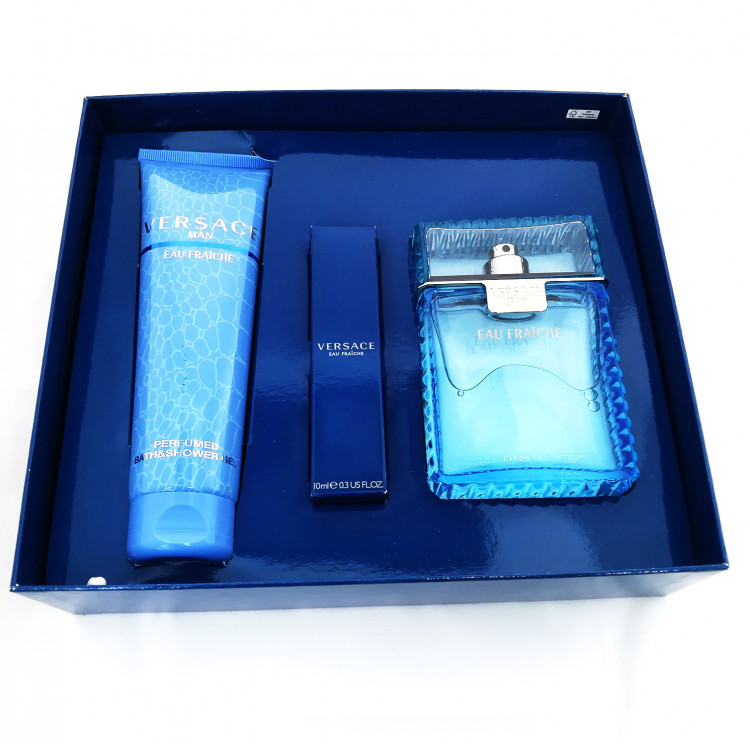Мужской парфюм Versace EAU Fraiche, подарочный набор
