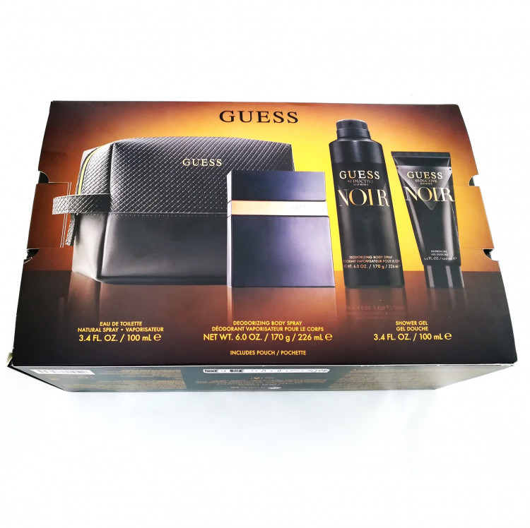 Мужской парфюм Guess Seductive Homme Noir, подарочный набор
