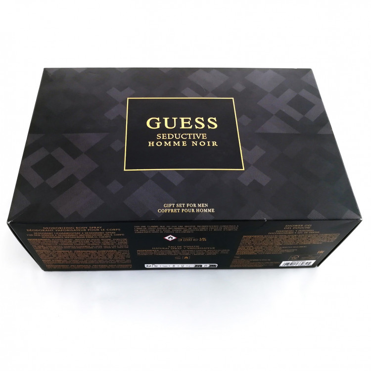 Мужской парфюм Guess Seductive Homme Noir, подарочный набор
