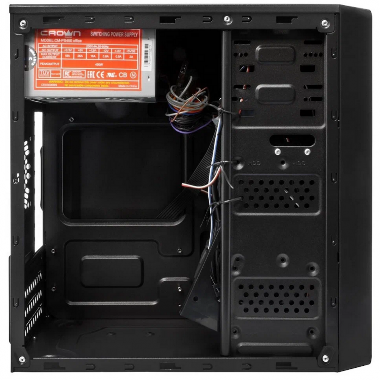 Компьютерный корпус CROWN MICRO CMC-4103 500 Вт, черный