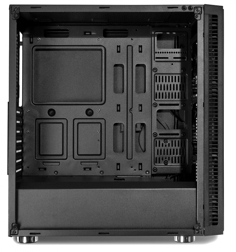 Компьютерный корпус CROWN MICRO CM-GS10RGB 600 Вт, черный