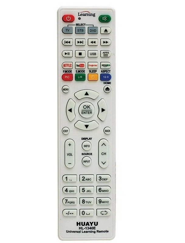 Пульт ДУ Huayu HL-1340E, белый