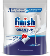  Таблетки для посудомоечной машины Finish Powerball Quantum, 36 шт.