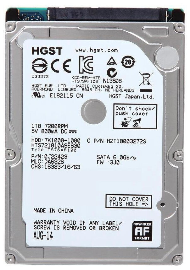 HGST 500 GB HTS725050A7E630