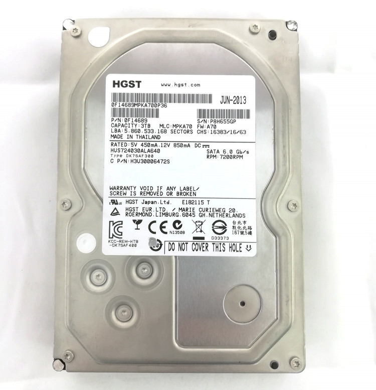 Жесткий диск HGST 3 ТБ HUS724030ALA640