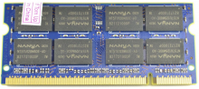 Nanya 2 ГБ DDR2 800 МГц SODIMM CL6 NT2GT64U8HD0BN-AD