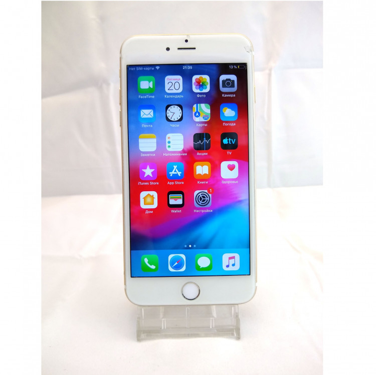 Смартфон Apple iPhone 6 Plus, 64Gb, 5.5" Retina 750x1334, iOS 10 12Mpix, , NFC,NoTocheID, золотистый