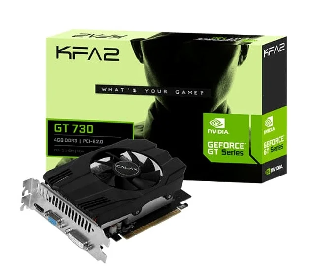 Видеокарта KFA2 GeForce GT 730 4GB (73GQS4HX00WK), Retail