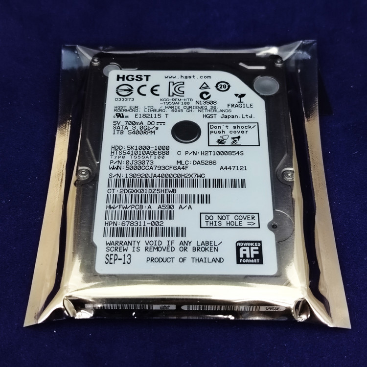 Жесткий диск HGST HTS541010A9E680, 1 ТБ