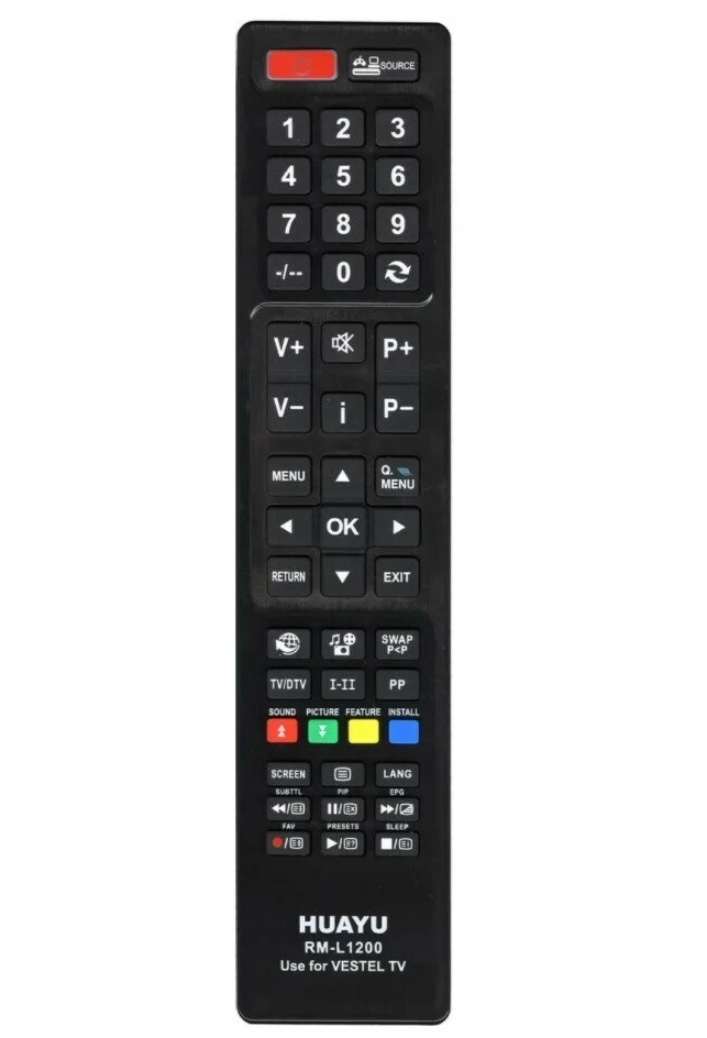 Пульт ДУ Huayu RM-L1200, черный
