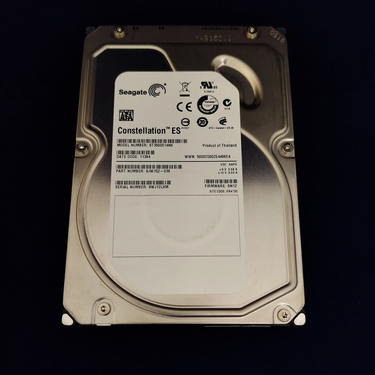 Жесткий диск Seagate Constellation ST3500514NS, 500 Гб, 32 МБ, 7200 об/мин.