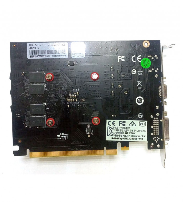 Видеокарта Colorful GeForce GT 730 4GB (GT730K 4GD3-V), Retail