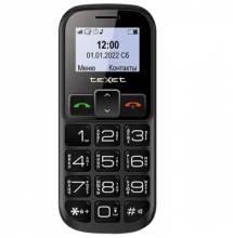 Мобильный телефон Texet B322, черный 