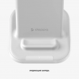 Беспроводное зарядное устройство Deppa Charging Stand (QIWCPQC3)(24020), 15 Вт белое