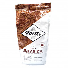 Кофе Poetti Daily Arabica 100% в зёрнах 1 кг.