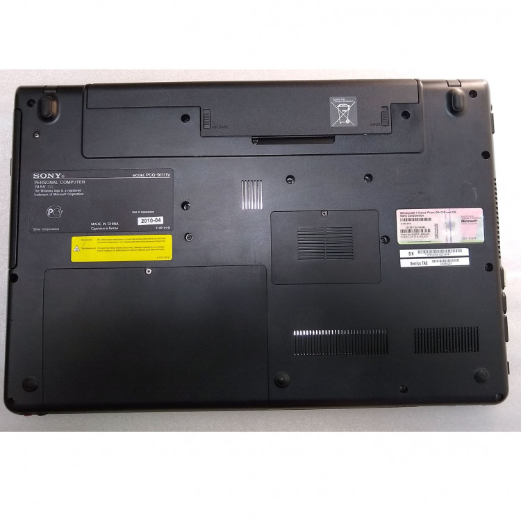 Ноутбук Sony VAIO VPC-EC1S1R , 17.3" 1920x1080, Intel Core i5 2.4 ГГц, RAM 4 ГБ, HDD 500 ГБ, ATI Mobility Radeon HD 5650, Win10, черный