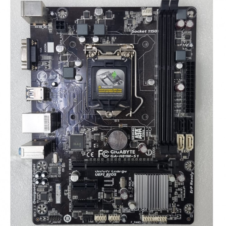 Материнская плата GIGABYTE GA-H81M-S1