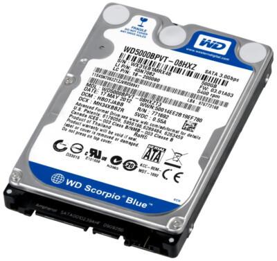 Western Digital WD Scorpio Blue 500 GB WD5000BPVT