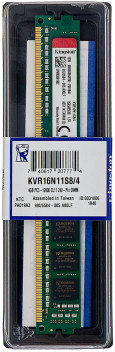 Kingston ValueRAM 4GB 1600MHz CL11 (KVR16N11S8/4)