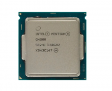 Процессор Intel Pentium G4500 LGA1151, 2 x 3500 МГц, OEM