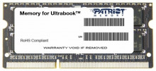 Patriot Memory SL 8GB DDR3L 1600MHz SODIMM 204pin CL11 PSD38G1600L2S